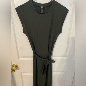 ALYA women’s dark‎ green sleeveless, long dress size small